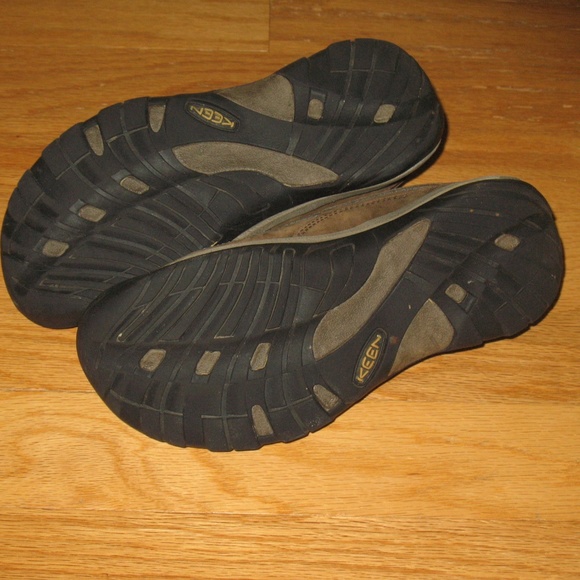 Keen Brown Leather Size US 9 Shoes EXC - Picture 2 of 3